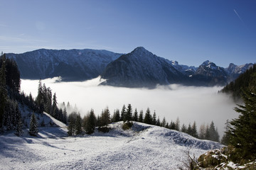 Verhüllt in Wolken