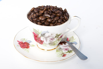 Cup with beans