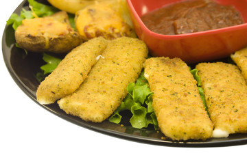fried cheese sticks
