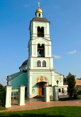 Fototapeta na wymiar the orthodox church in Moscow, Russia