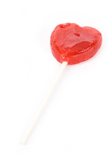 Red Heart Shape Lollipop