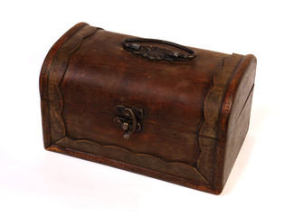 antique rustic wooden box