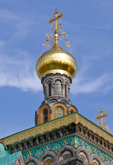 Fototapeta na wymiar russian chapel