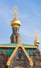 Fototapeta na wymiar russian chapel