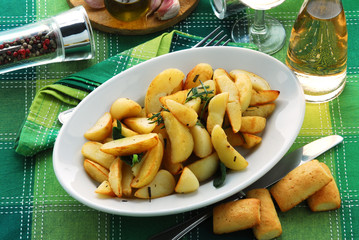 Patate in ghiotta - Contorni della toscana