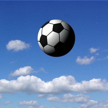 Football in skies