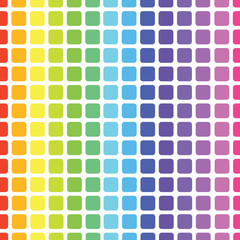 seamless vector pattern rainbow grid