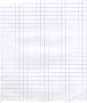 page de carnet de brouillon &agrave; petits carreaux