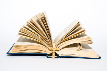 Holy Bible  and cross