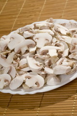 Champignons-edible mushroom