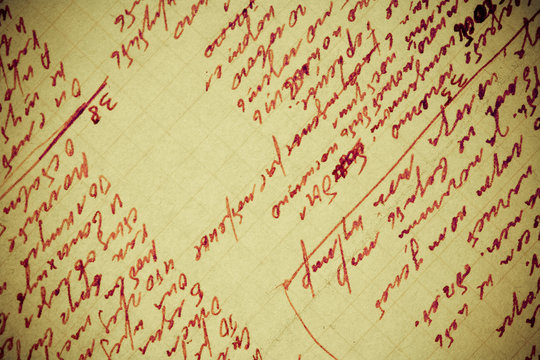 Hand written texture