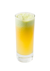 natural fresh apple juice Isolated