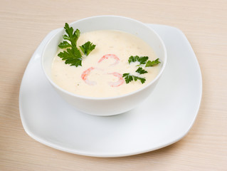 vegetable sup. morning meal