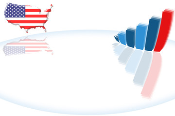 USA map graph reflection