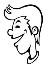 cartoon man