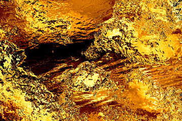 Gold bullion foil background