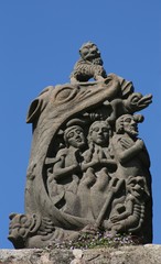 Enclos de Pleyben,pleyben,loup,bretagne,finistère,calvaire