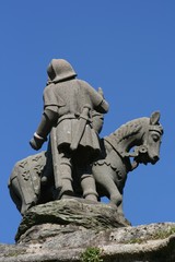 Fototapeta premium Enclos de Pleyben,pleyben,cheval,bretagne,finistère,calvaire