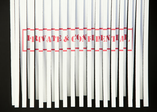 Shredding Document - Private & Confidential