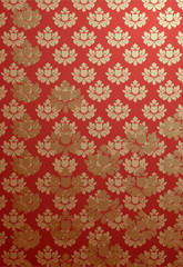 Vertical red glamour pattern