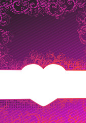 Illustration of purple background