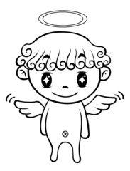 cartoon angel