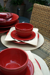 la tavola apparecchiata