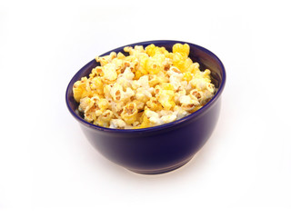 Popcorn in bowl