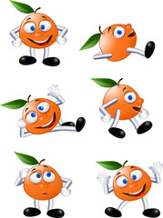 Funnny fruit character
