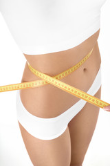 The ideal size of a waist