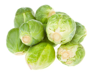 heap of brussels sprouts