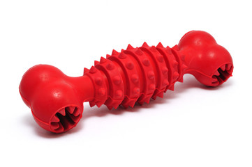 Red Rubber Dog Chew Toy