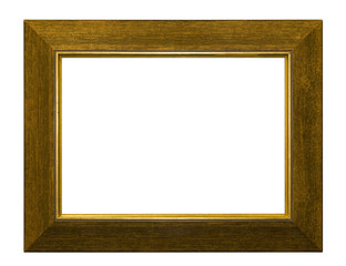 Antique picture frame with clipping path