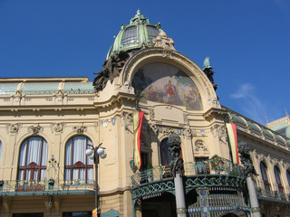 Top of the municipal house (build in 1911).
