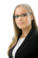 Businesswoman in glasses