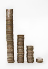 Columns of Coins
