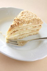 Honig Torte mit Streusel