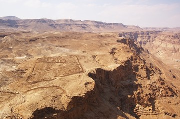 Fototapeta na wymiar canyon in Judea desert