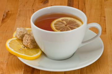Tea and lemon