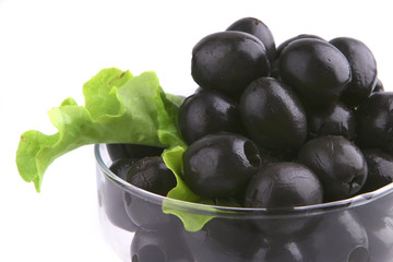 black olives close up