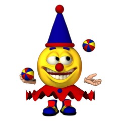 Smilie - Zirkusclown © Winne
