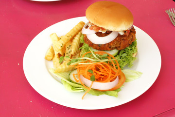 Hamburger Set Meal