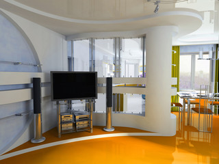 Interior of a drawing room