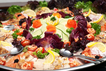 Plate with food