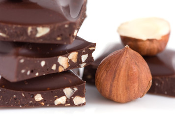chocolate and hazelnuts