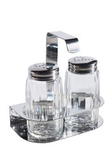 empty salt and pepper jar set