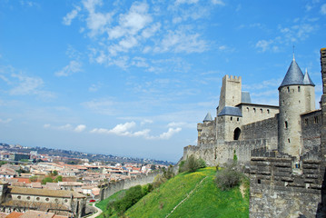 Fototapeta na wymiar Miasta Carcassonne