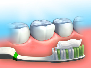 Fototapeta na wymiar Dental hygiene