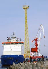 Fototapeta premium In seaports