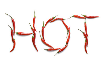 Hot chili peppers.